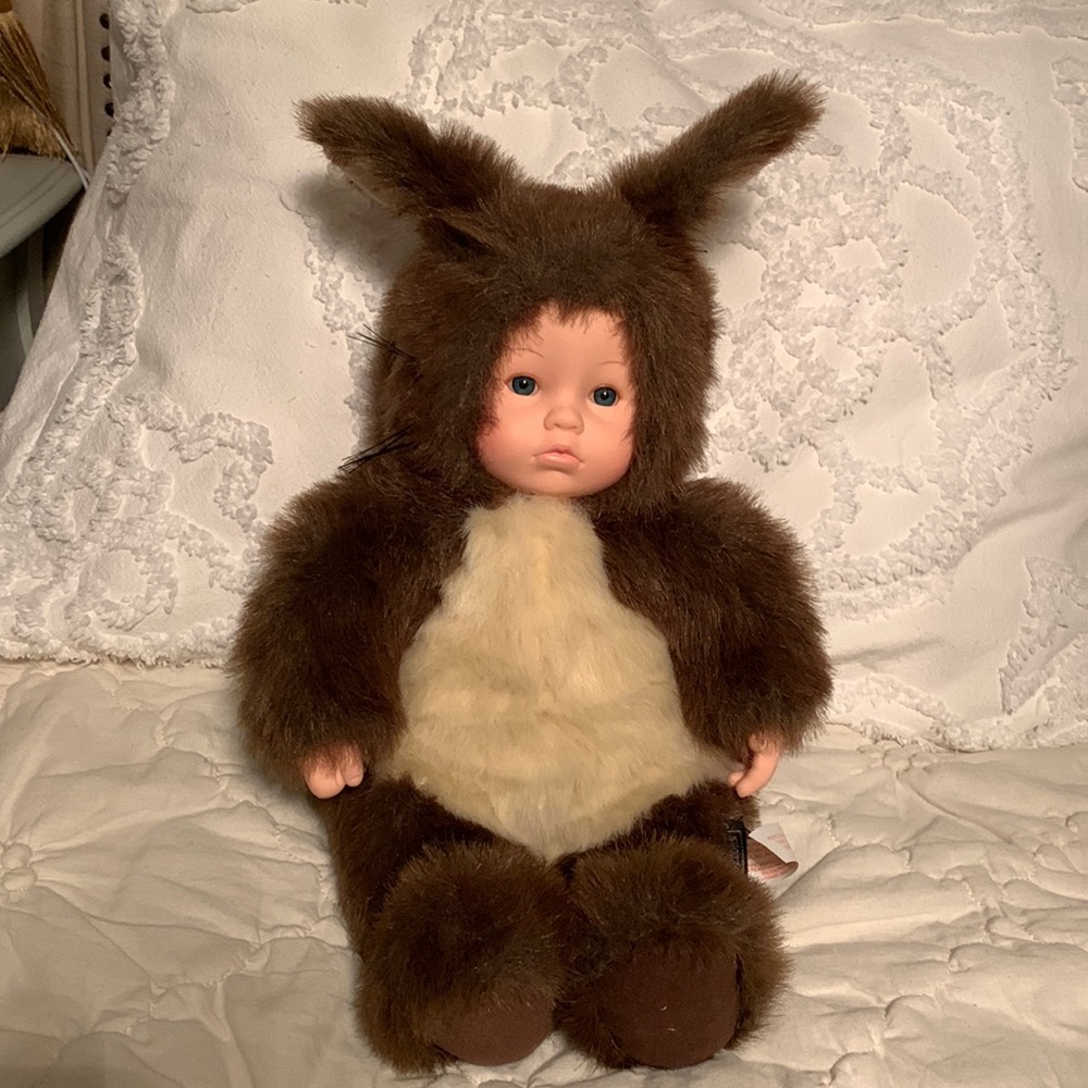 Vintage Anne Geddes baby Squirrel